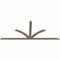 Ekena Millwork Richland Smooth Timber Gable Bracket, Douglas Fir, 96"W x 40"H x 1 1/2"D x 3 1/2"F, 10/12 Pitch GBW096X40X0204RIC00SDF - alternate 4